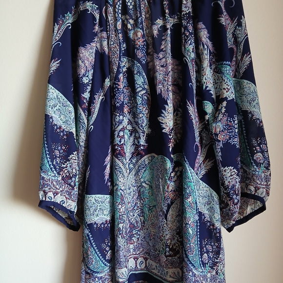 Pretty Roz & Ali Women’s 3/4 Sleeve Blouse 3X V Neck - Picture 8 of 10